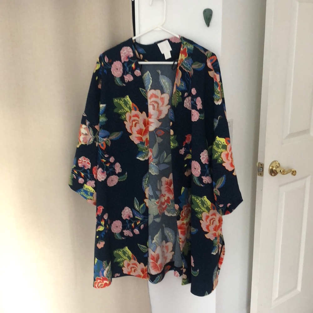 H&M floral kimono